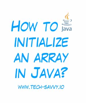 How to initialize an array in Java?