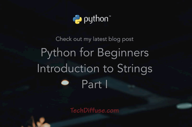 Introduction to Strings I